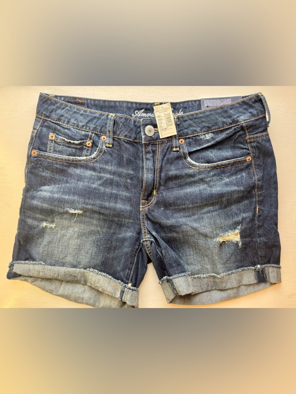 100% cotton 
American Eagle Outfitters mid shorts size 8